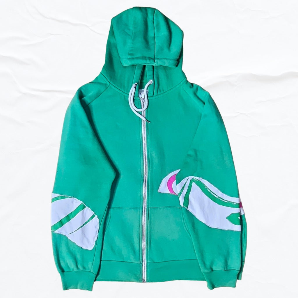 The Green Zip Hoodie [2XL]